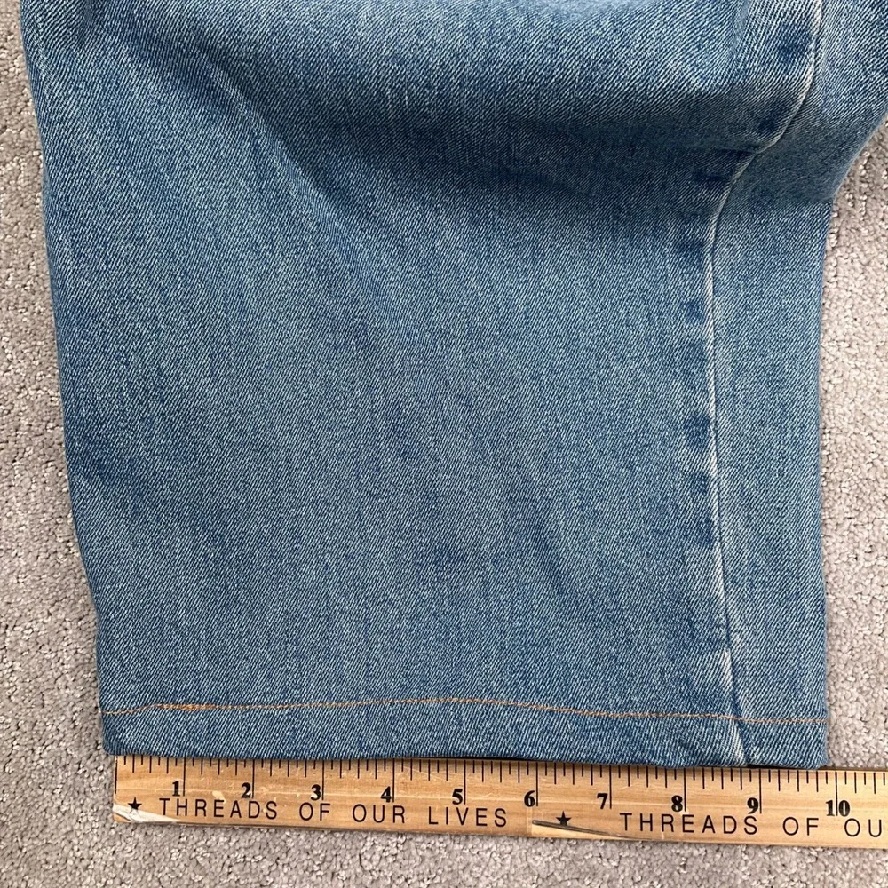 Levis 550 Jeans Mens 48W 27L Blue Relaxed Fit Stretch Denim‎ Striaght Leg High
